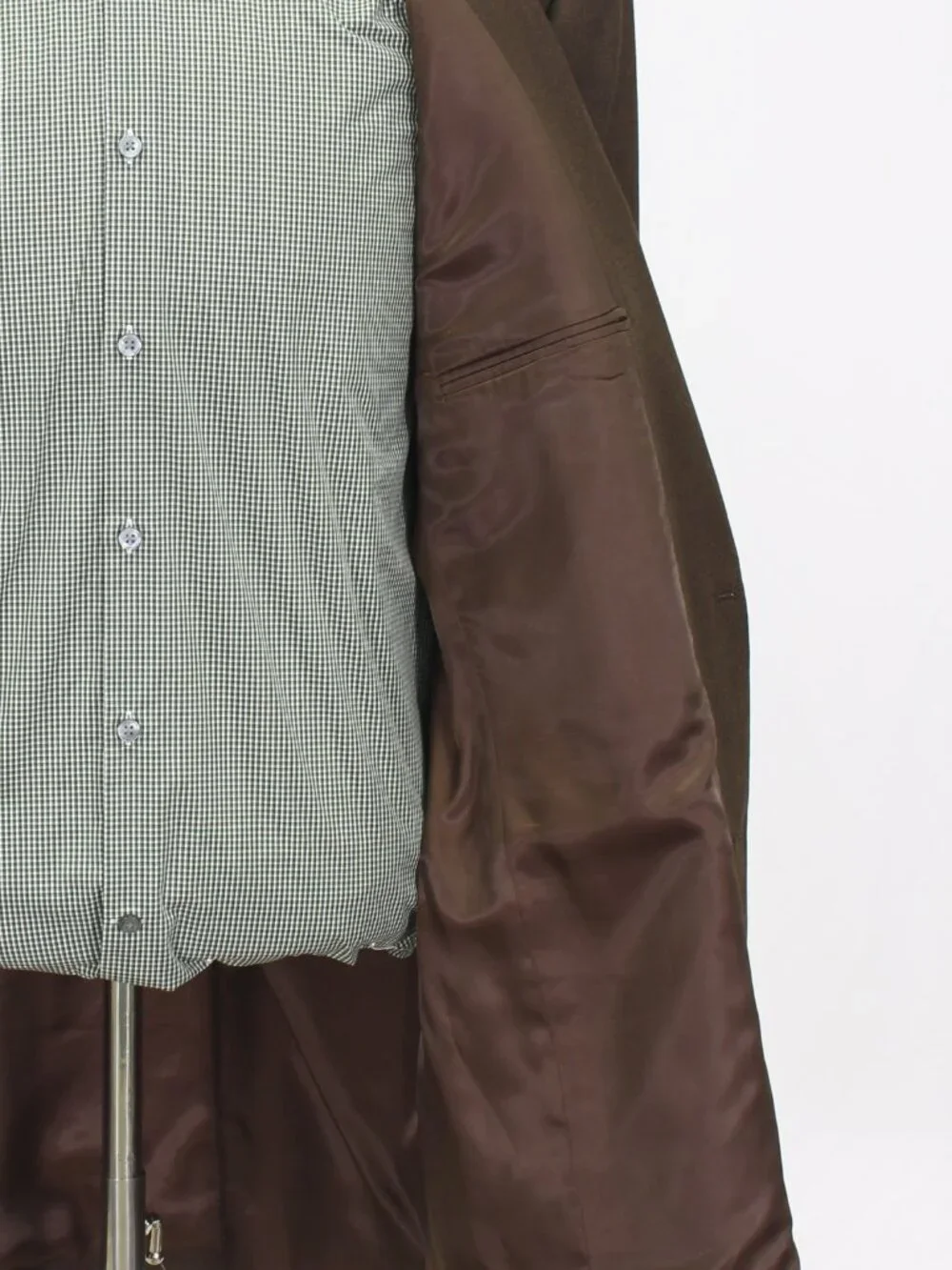 Jos. A. Bank 46L 41x32 Brown Full Suit 2-Button Solid R959